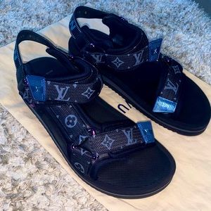 Louis Vuitton Monogram Panama Sandals
